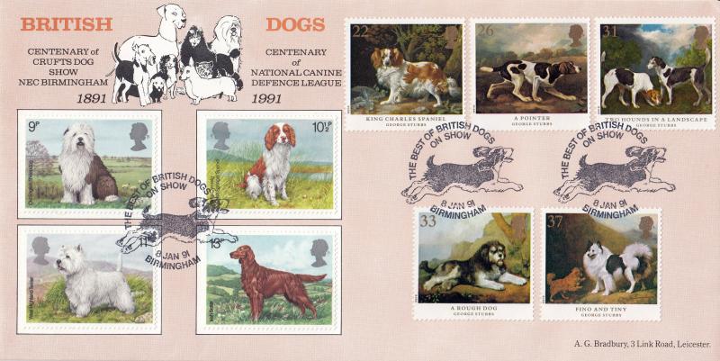 1991 (01) Dogs - Bradbury Best of British Dogs on Show Official