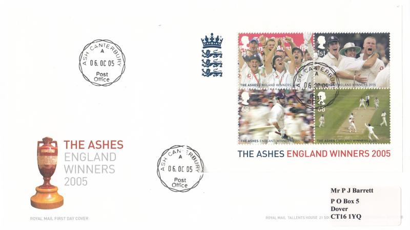 2005 (10) Ashes Winners M/S - RM - Ash CDS