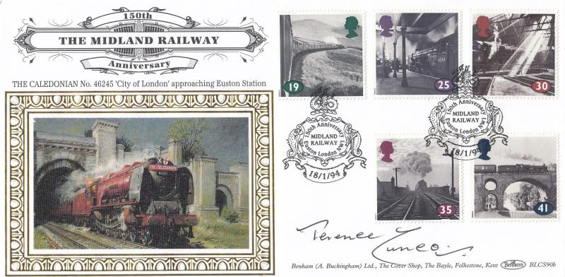 1994 (01) The Age of Steam - Benham BLCS 90 'Midland Railway, Euston' Official - Signed by Terence Cuneo