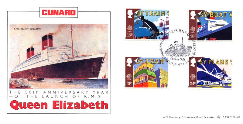 1988 (05) Transport - Bradbury LFDC 68 'RMS Queen Elizabeth, Southampton' Official