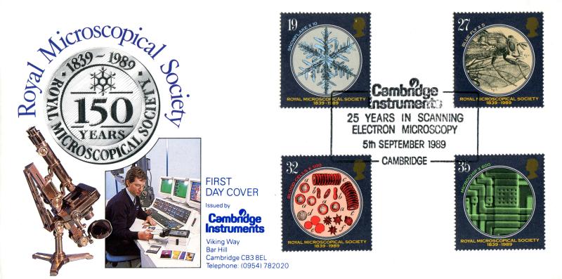 1989 (09) Microcopes - Bradbury LFDC 80 'Cambridge Instruments' ALTERNATIVE Official