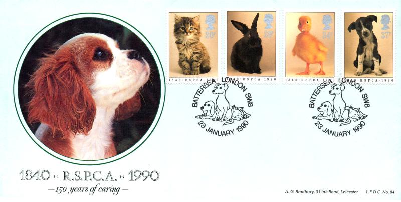 1990 (01) RSPCA - Bradbury LFDC 84 'Battersea, SW8' Official