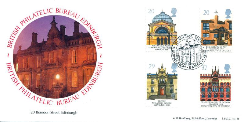 1990 (03) Europa - Bradbury LFDC 85 'Edinburgh' Official