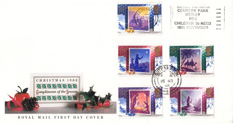 1988 (11) Christmas - RM - Royal Victoria Country Park Slogan