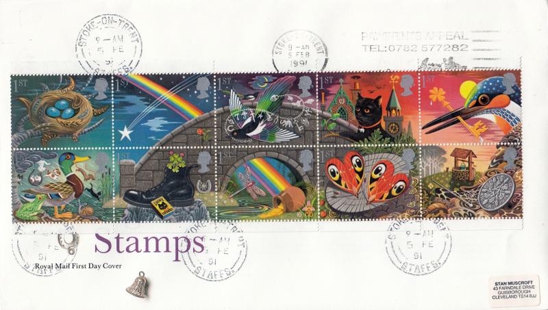 1991 (02) Greetings - RM - Pawprints Appeal Slogan