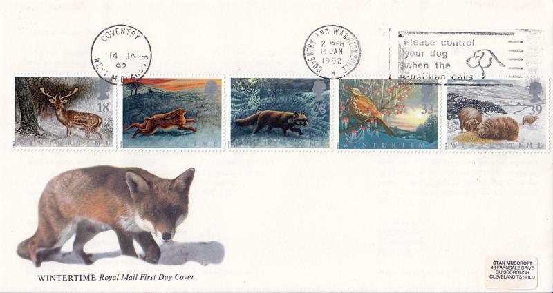 1992 (01) Wintertime - RM - Please Control Your Dog Slogan