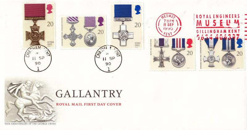 1990 (09) Gallantry - RM - Royal Engineers Museum Slogan
