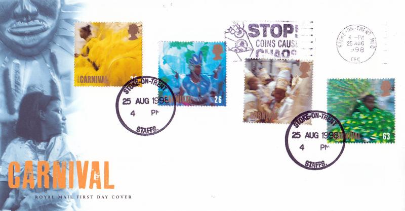 1998 (08) Carnival - RM - Stop Coins Cause Chaos Slogan