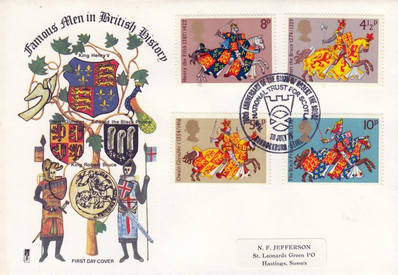 1974 (07) Great Britons - Philart - National Trust for Scotland H/S