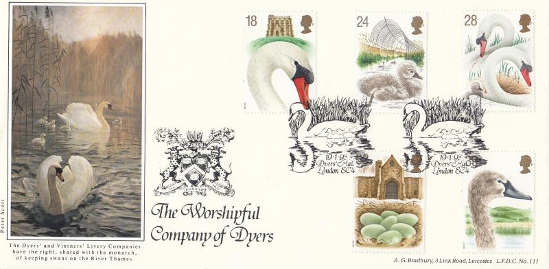 1993 (01) Swans - Bradbury LFDC 111 'Dyers Hall' Official