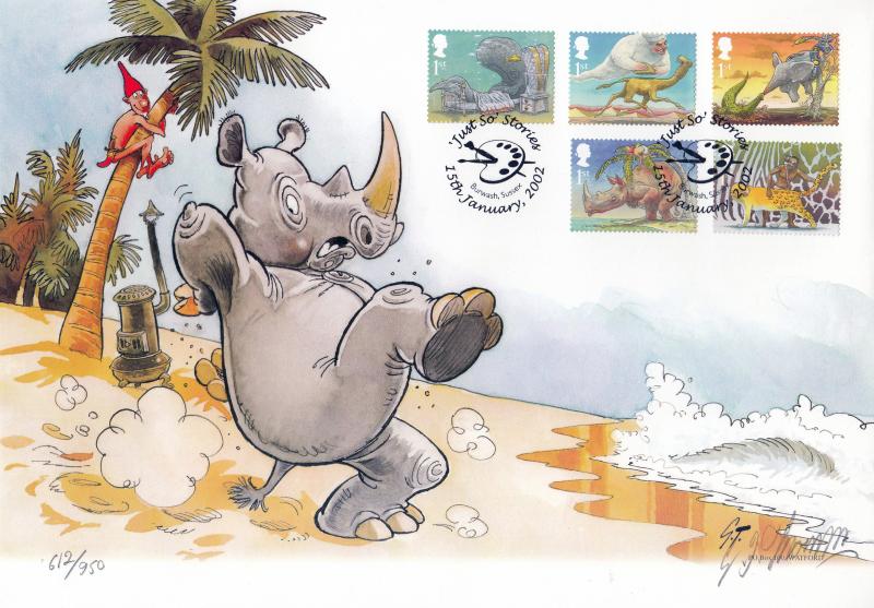 2002 (01) Rudyard Kipling - Westminster 'Palette' Official (Itchy Rhino Image)