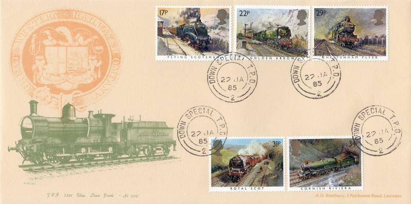 1985 (01) Famous Trains - Bradbury 'Dean Goods 2516' Special - Down Special TPO 2 CDS