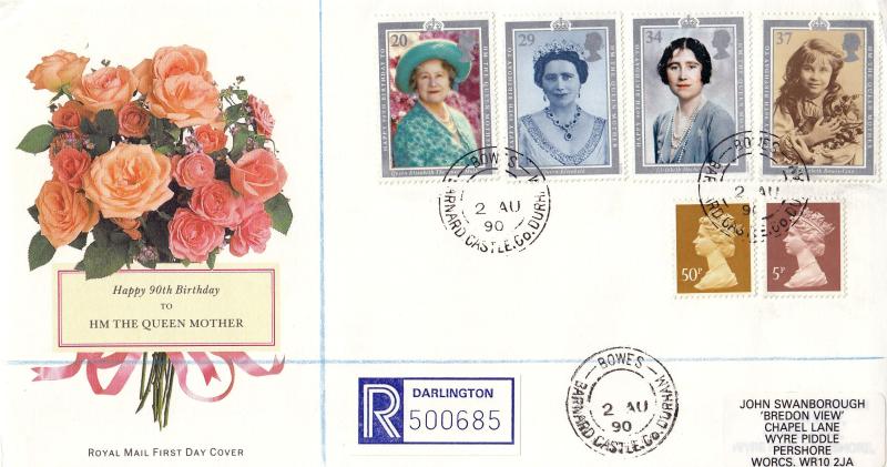1990 (08) Queen Mother's 90th Birthday - RM - Bowes CDS