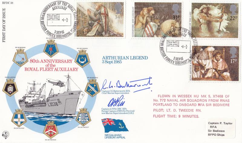 1985 (09) King Arthur - Forces RFDC 38 'Royal Fleet Auxiliary' Official