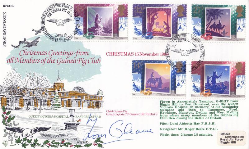 1988 (11) Christmas - Forces RFDC 67 'The Guinea Pig Club' Official