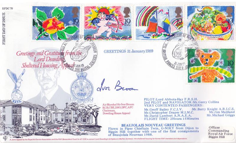 1989 (01) Greetings - Forces RFDC 70 'No 6 Squadron' Official