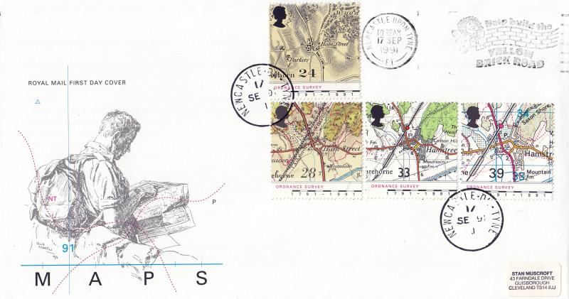 1991 (09) Maps - RM - Help Build The Yellow Brick Road Slogan