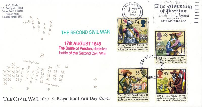 1992 (06) Civil War - RM - The Storming of Preston Battle and Pageant Slogan