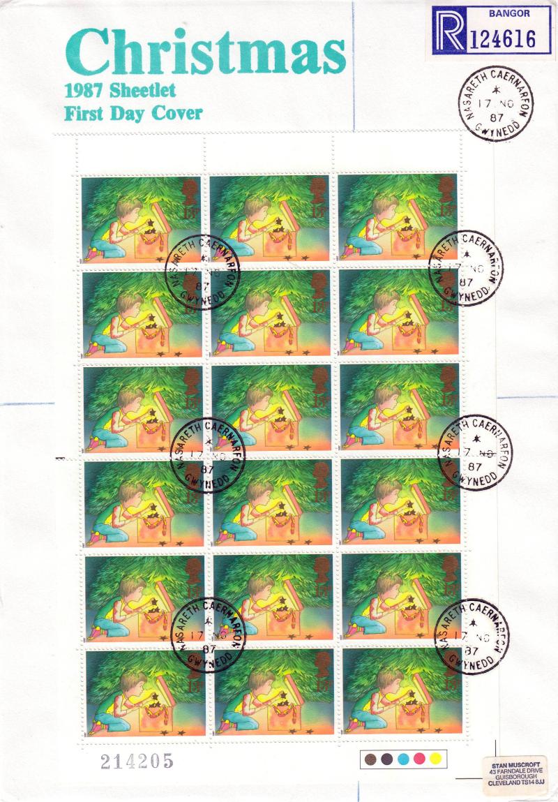 1987 (11) Christmas 13p Discount Booklet - Nasareth CDS