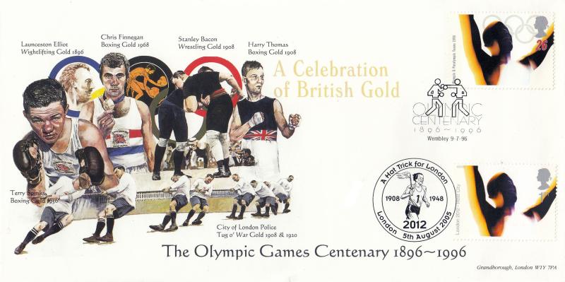 1996 (07) Olympics - Keith Prowse Official's (All Five) - Doubled with the 2005 Set