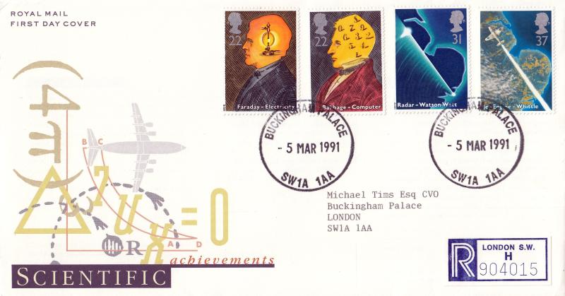 1991 (03) Scientists - RM - Buckingham Palace CDS