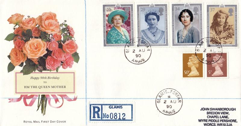 1990 (08) Queen Mother's 90th Birthday - RM - Glamis CDS
