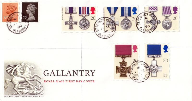 1990 (09) Gallantry - RM - St George's Cross CDS