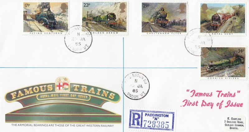 1985 (01) Famous Trains - RM - Paddington CDS