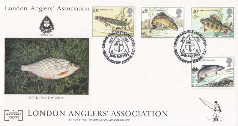 1983 (01) British River Fishes - Havering 'London Anglers Association' Official