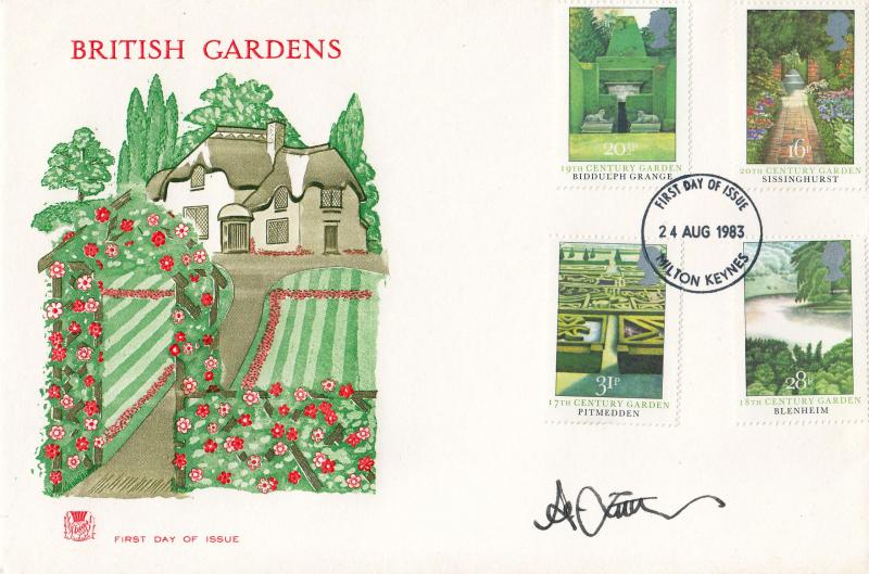 1983 (08) Gardens - Stuart - Milton Keynes FDI - Signed Alan Titchmarsh