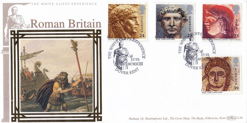 1993 (06) Roman Britain - Benham L36 'White Cliffs, Dover' Official