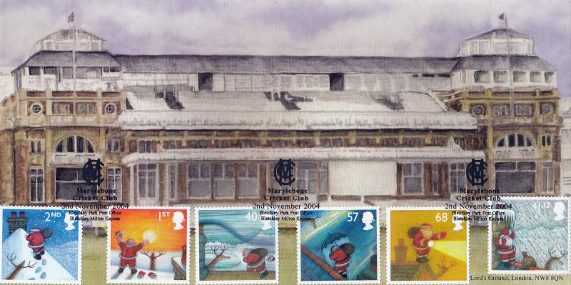 2004 (11) Christmas (Stamps) - Bletchley Park 'MCC' Official
