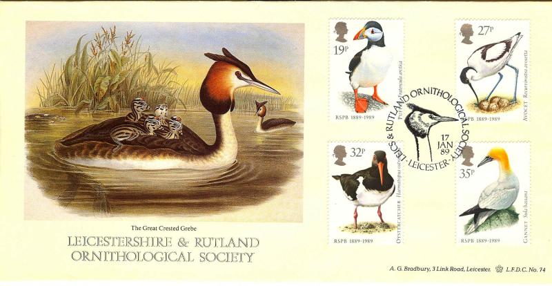 1989 (01) Birds - Bradbury LFDC 74 Official