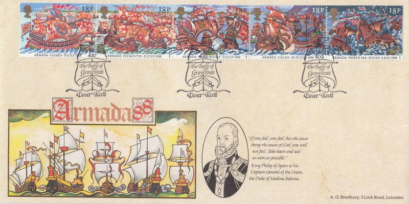 1988 (07) Armada - Bradbury LFDC 70 Special - The Battle of Gravelines H/S