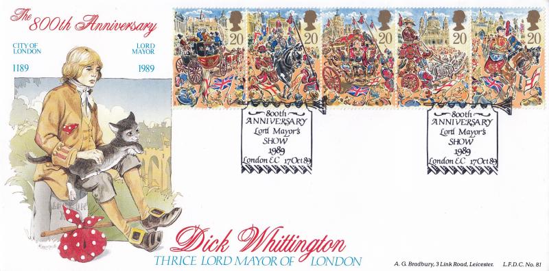 1989 (10) Lord Mayor's Show - Bradbury LFDC 81 Special - Lord Mayor's Show, London EC H/S