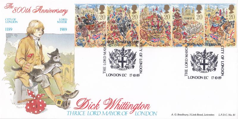 1989 (10) Lord Mayor's Show - Bradbury LFDC 81 Special - The Lord Mayor, City of London, London EC H/S