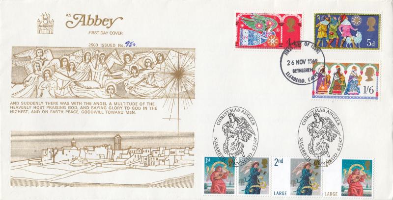 1969 (11) Christmas - Abbey - Bethlehem FDI - Doubled 2007 Christmas Set