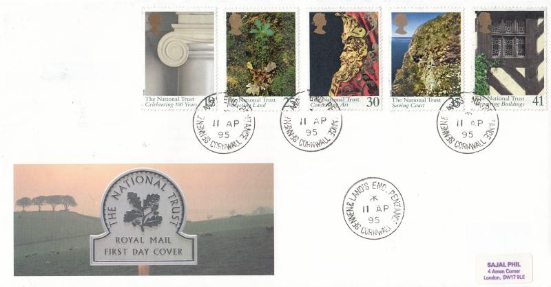 1995 (04) National Trust - RM (Pair) - Land's End CDS & John O'Groats CDS