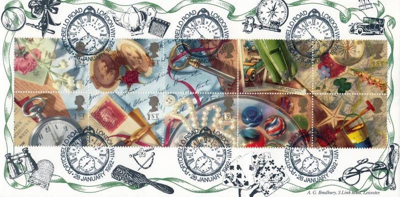 1992 (01) Greetings - Bradbury 'Portobello Road' Official