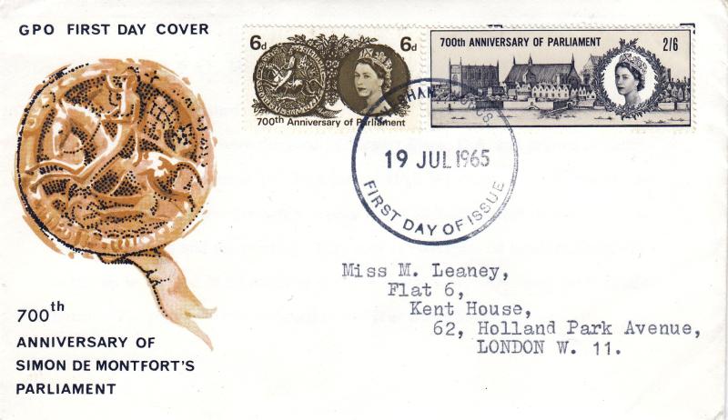1965 (07) Parliament - GPO - Ord - Evesham FDI