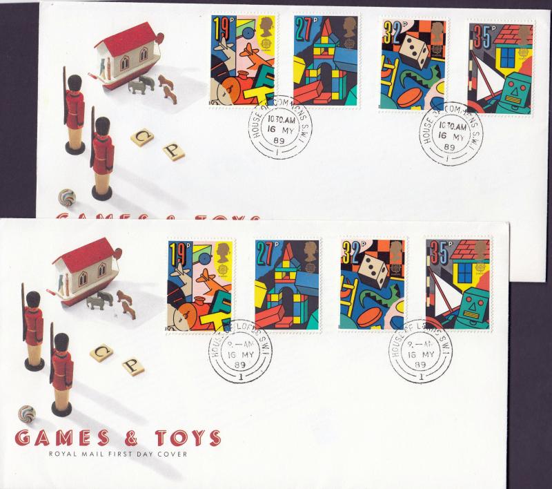 1989 (05) Games & Toys - RM (Pair) - House of Commons & House of Lords CDS's