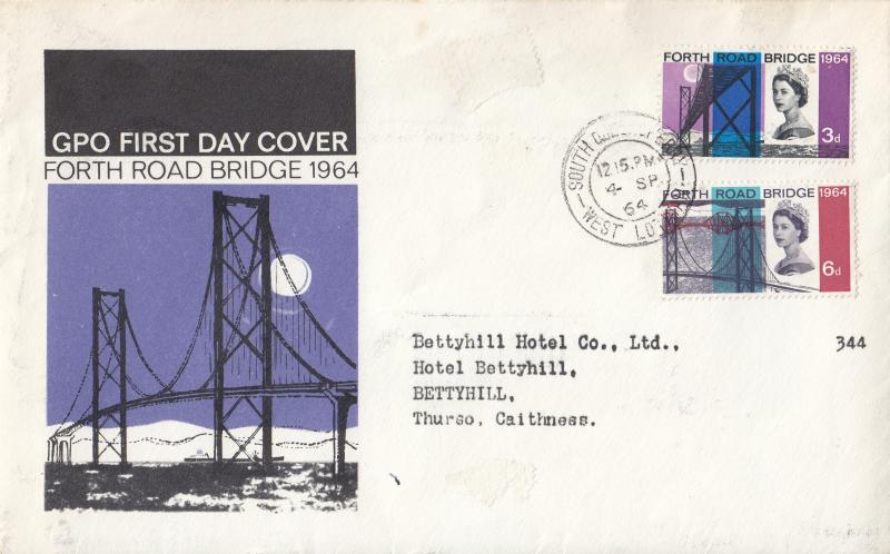 1964 (09) Forth Bridge - Ord - GPO - South Queensferry CDS