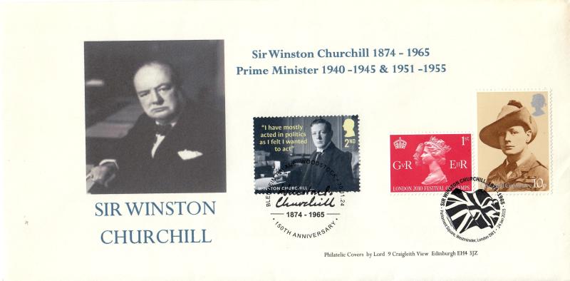 2024 (11) Winston Churchill - Privately Produced 'Lord' Cover - Blenheim Palace H/S