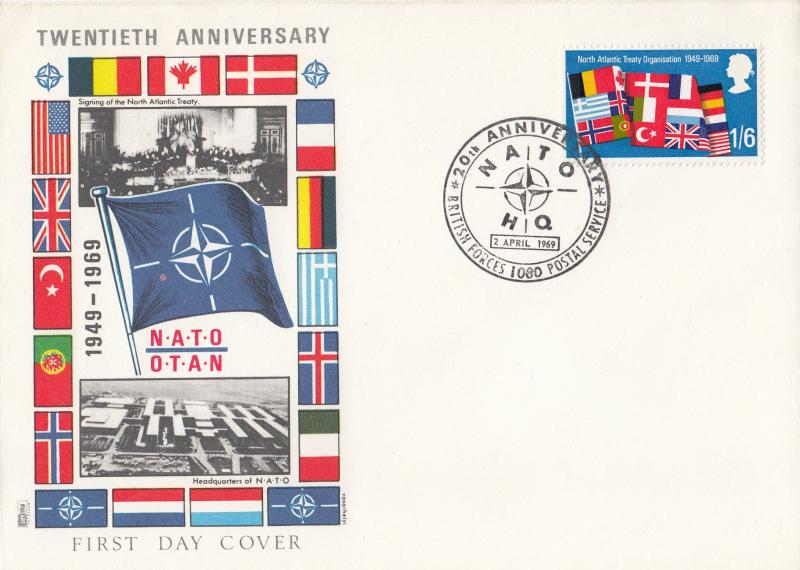 1969 (04) Anniversaries - Philart - NATO HQ H/S (s)