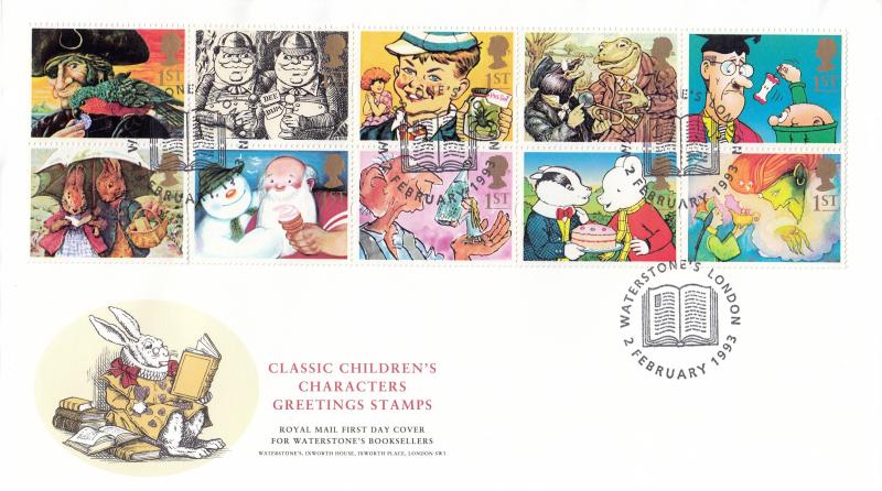 1993 (02) Greetings - 'Waterstone's Booksellers' Official