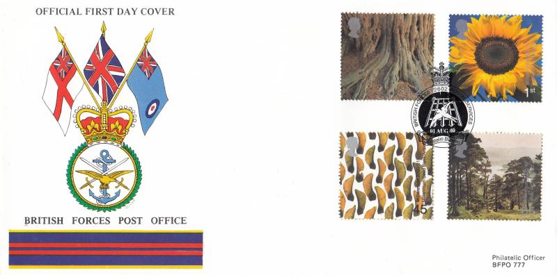 2000 (08) Tree & Leaf - British Forces Post Official Official