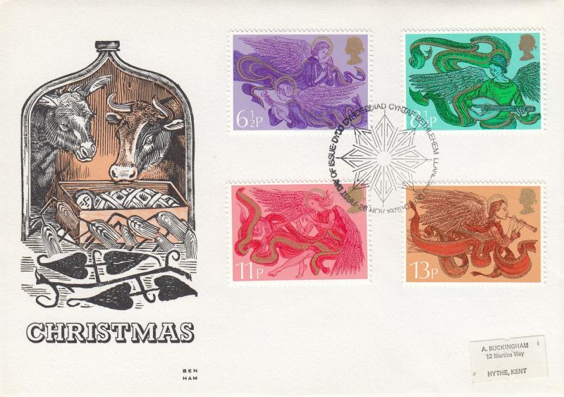 1975 (11) Christmas - Benham Engraved - Bethlehem H/S