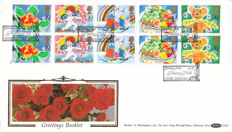 1989 (01) Greetings - Benham D102 - Flowery Fields Official