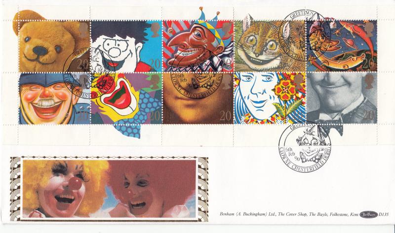 1990 (02) Greetings - Benham D135 - Clowne, Chesterfield Official