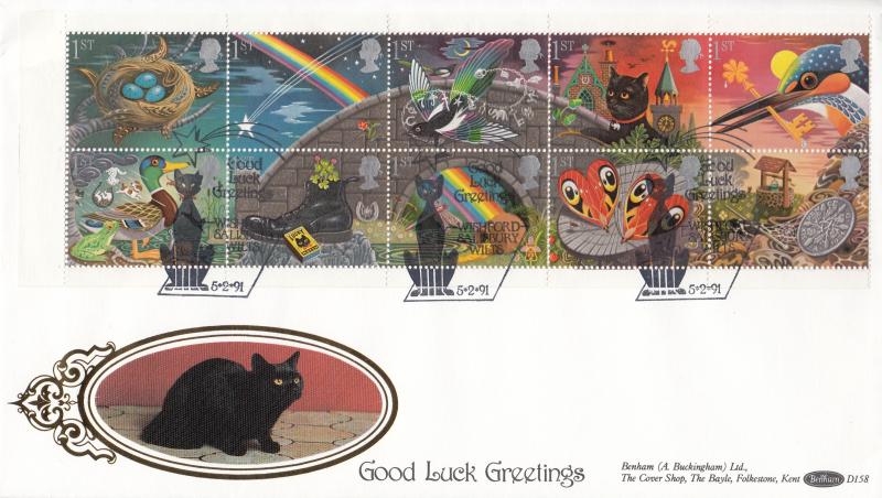 1992 (02) Greetings - Benham D158 - Wishford, Salisbury Official